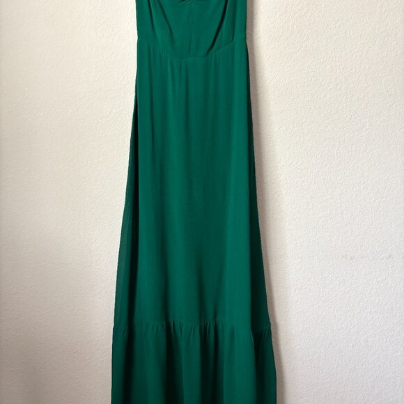 Reformation Butterfly Midi Formal Dress in Emerald - Picture 5 of 10